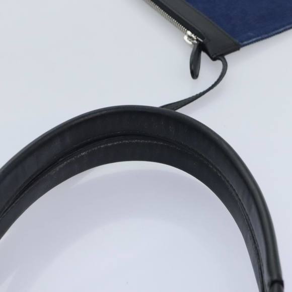 BALENCIAGA Navy Cabas S Hand Bag Denim Silver Blue 339933 Auth yk15288 - Picture 8 of 16